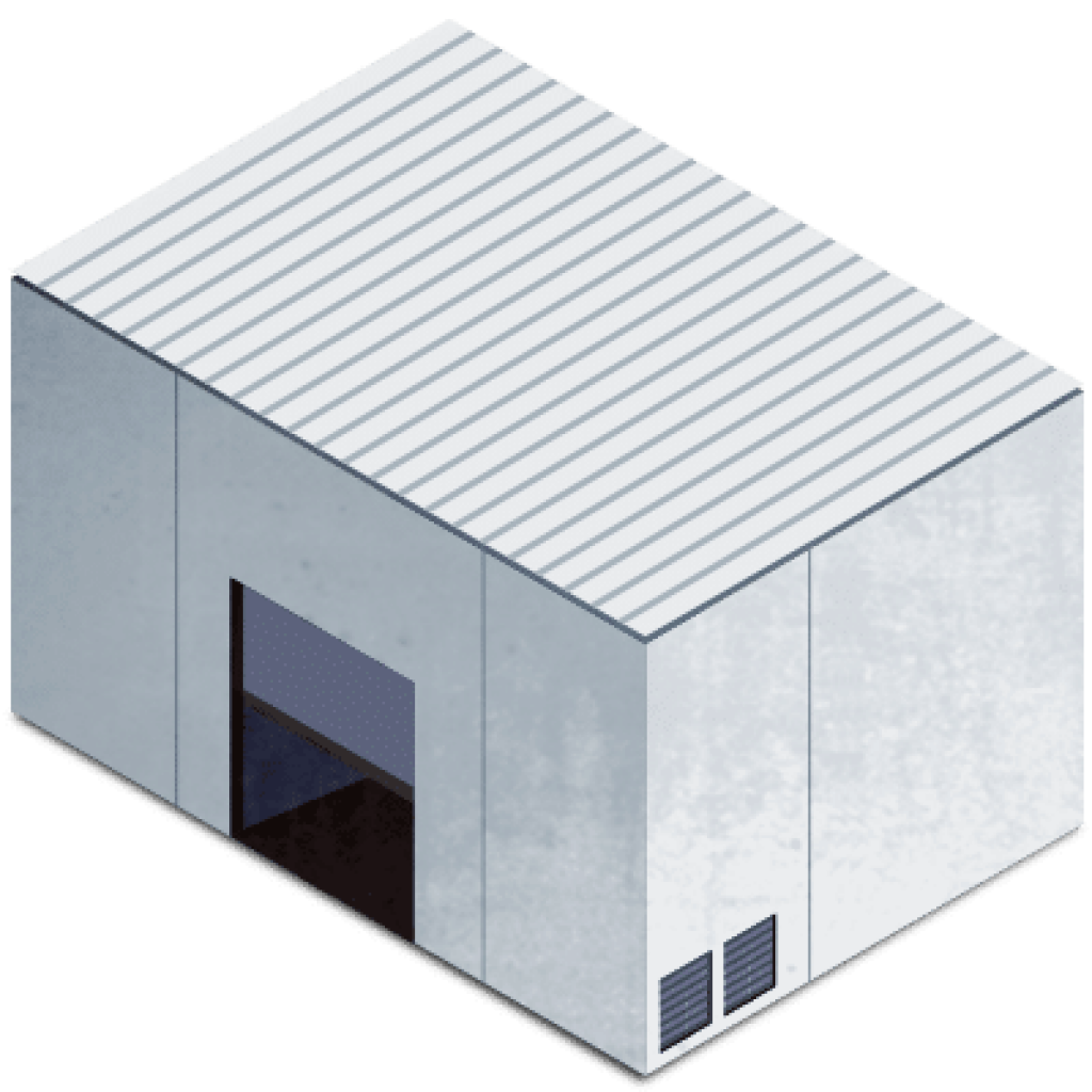 Ingenieria acustica. Cerramiento acustico. Insonorización de maquinaria mediantes paneles absorbentes y ventana acústica. Insonorizar pared insonorizar habitación e insonorizar techo mediante una cabina insonorizada