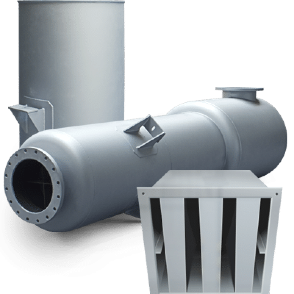 Varios silenciadores, Silenciador rectangular, silenciador de ventilación y silenciador cilíndrico. SILEN Y SISTEM Ingeniería acústica - Aislamientos acústicos - Silenciadores Acústicos- Acústica Industrial - Puertas acústicas. Fabricante de silenciador acustico. Como insonorizar una pared. Insonorización en madrid