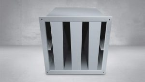 Silenciador de ventilación rectangular