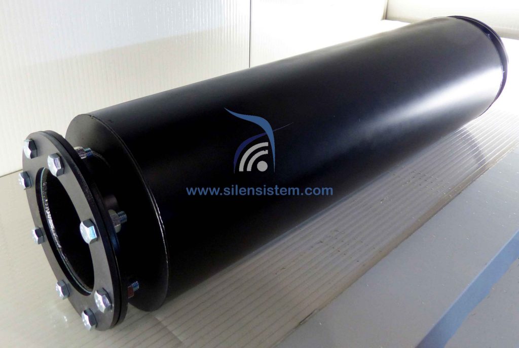 Silenciador acústico de absorción SM15 para escape de motor diésel