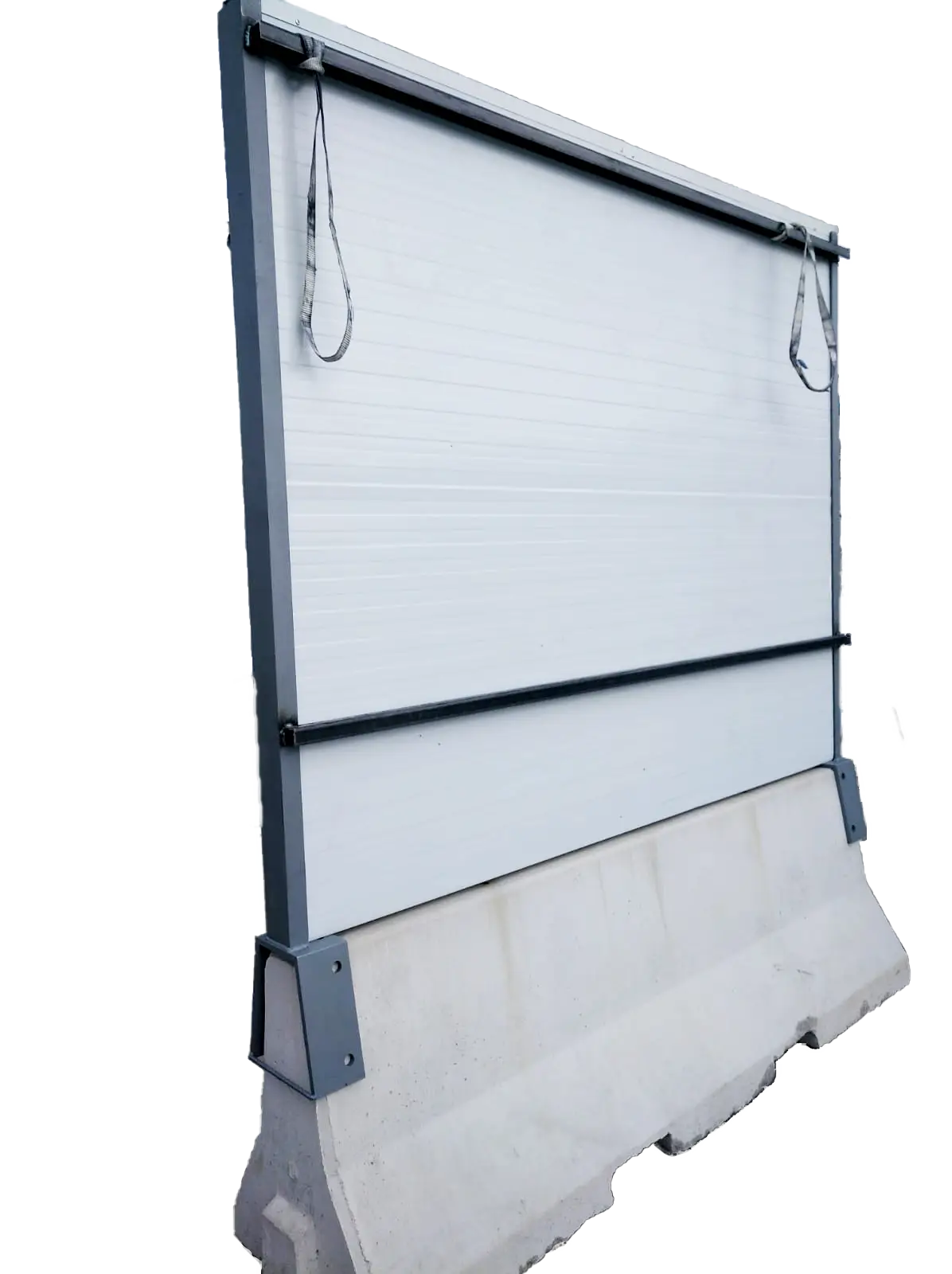 pantalla movil exterior de hormigon para carreteras